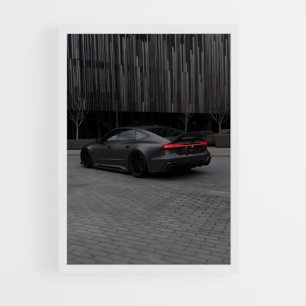 Poster L'Agilité Noire – affiche Audi (vue 3)